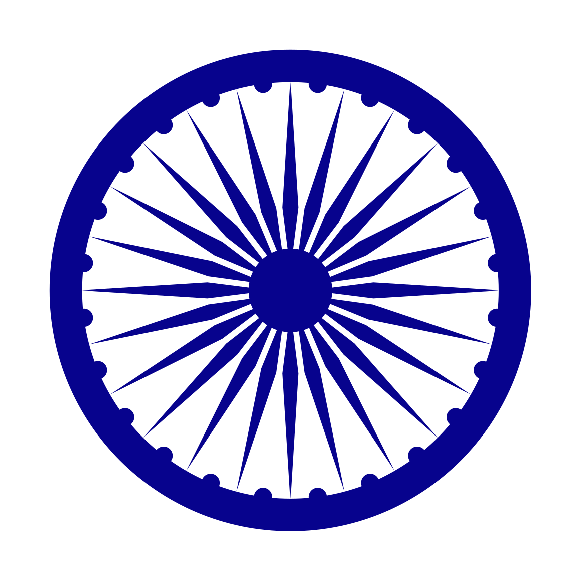 Khushiram Bhartiya logo featuring a circular chakra motif and a spiritual emblem